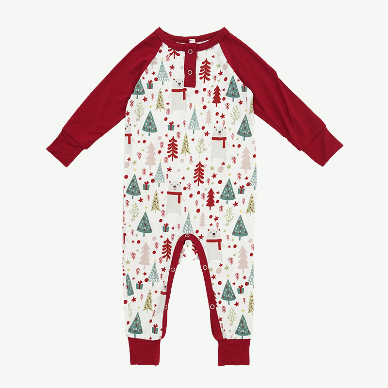 Custom Christmas Newborn Pajamas Wholesale-2311820096