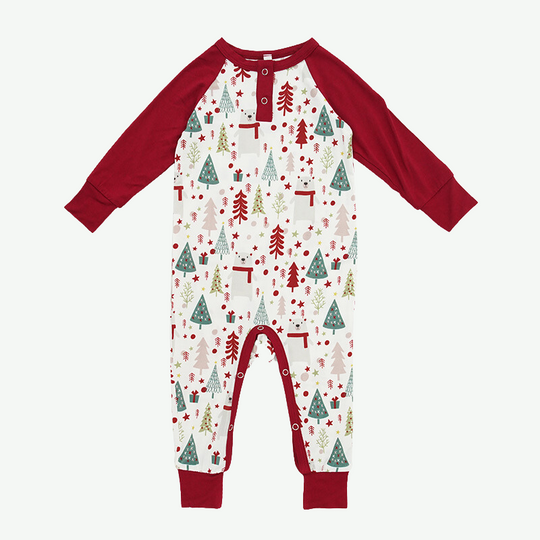 Custom Christmas Newborn Pajamas Wholesale-2311820096