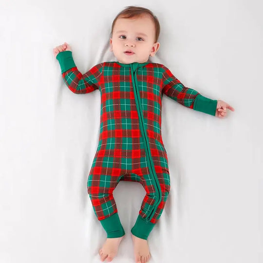 Wholesale Christmas Plaid Baby Clothing Manufacturers For Startups or Mature
