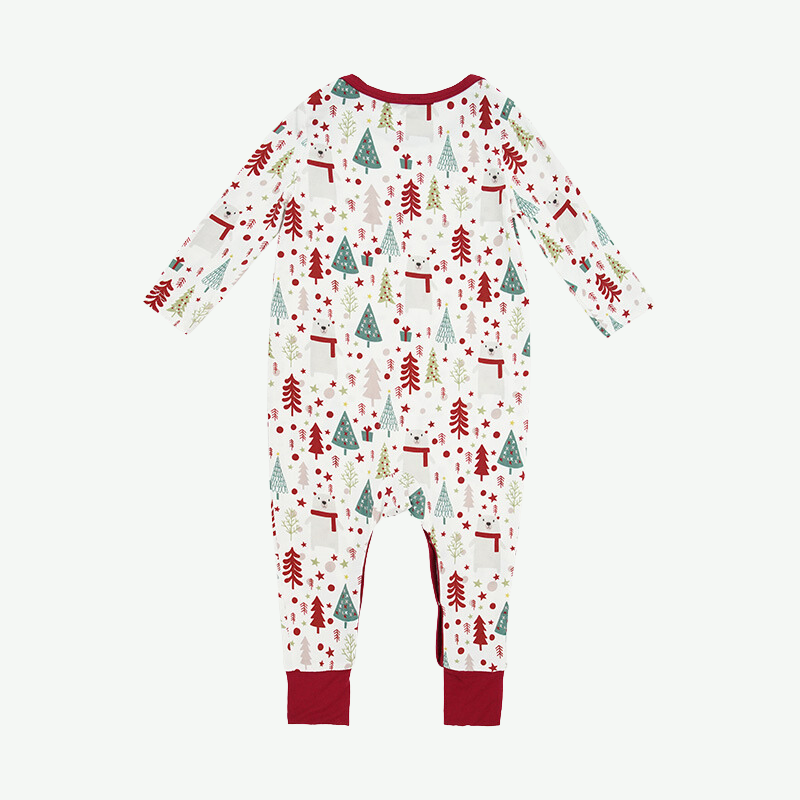 Christmas Printed Baby Romper in Bulk-2315980022
