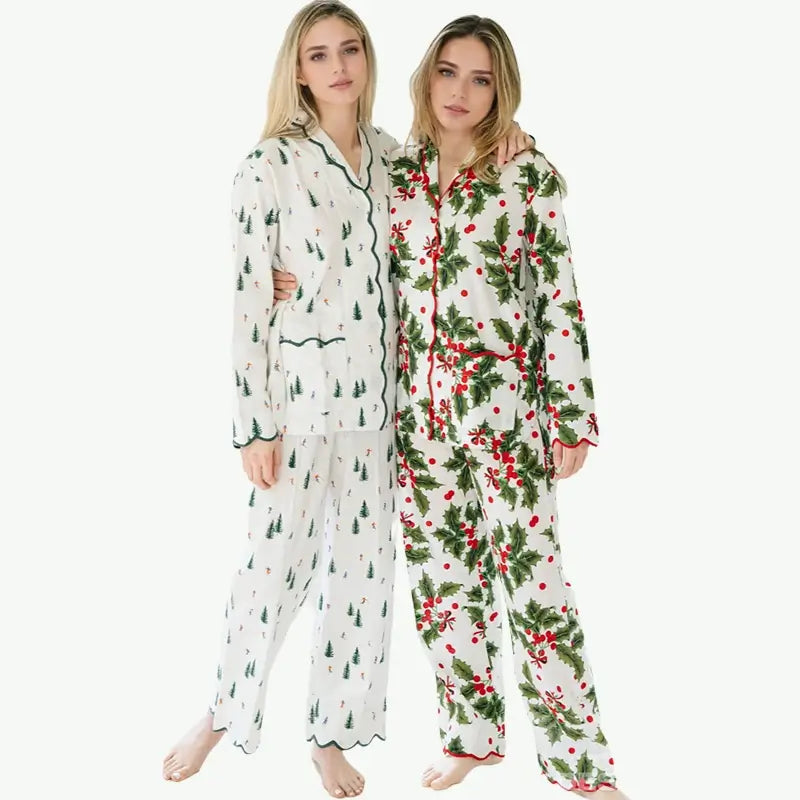 Supplier Custom Welt and Pattern Bulk Christmas Pajamas