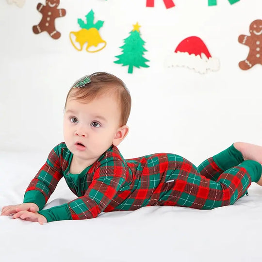 Wholesale Christmas Plaid Baby Clothing Manufacturers For Startups or Mature