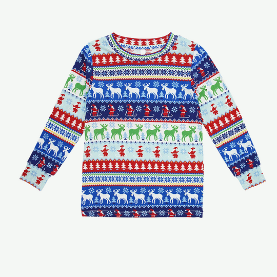 Vendor Custom Unisex Kids Christmas Pajama Set-2315500108