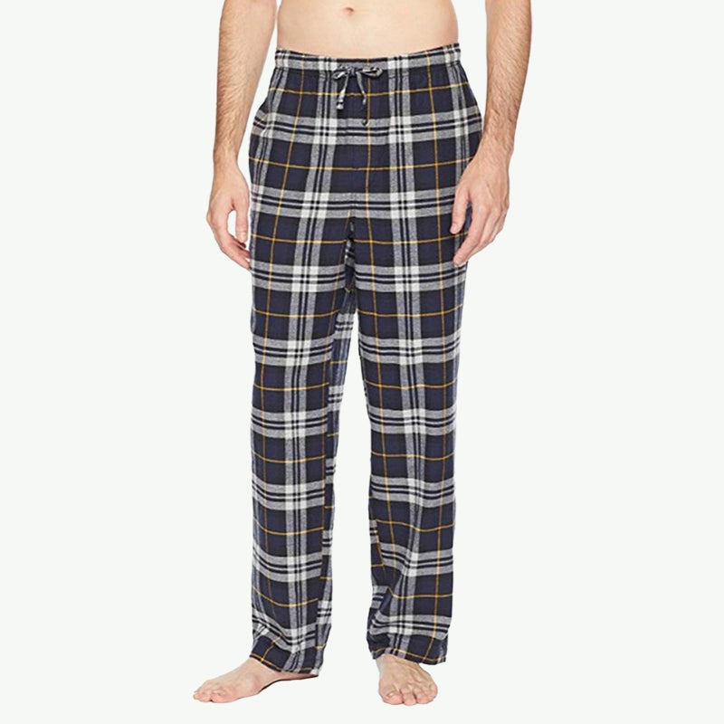 Wholesale Christmas Plaid Bamboo Cotton Men Pajama Pants