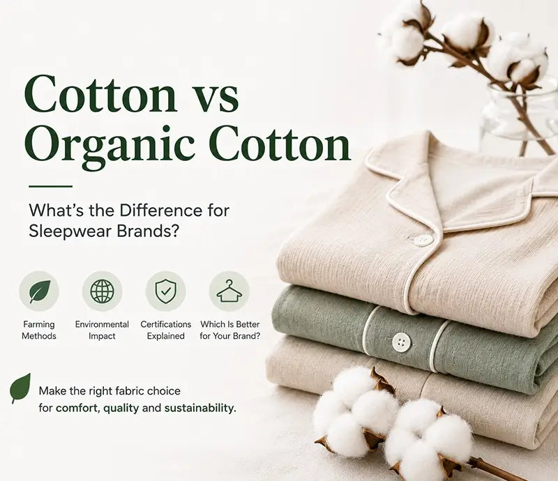 Cotton vs Organic Cotton: Which Fabric Is Better for Your Sleepwear Collection?