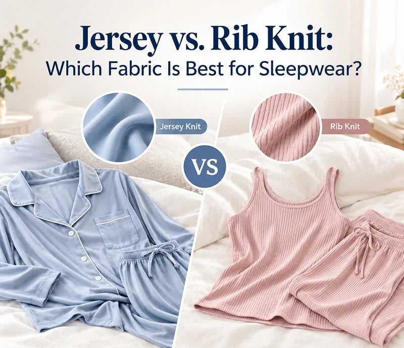 Jersey vs. Rib Knit: Which Fabric Is Best for Sleepwear?