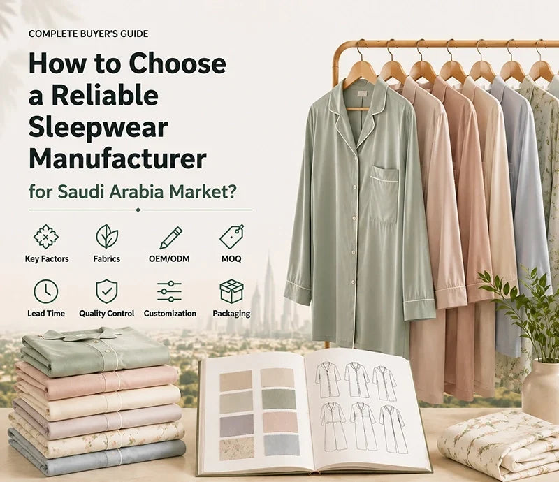How to Choose a Reliable Sleepwear Manufacturer for the Saudi Arabia Market?