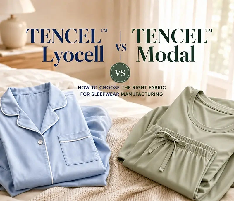 TENCEL™ Lyocell vs. TENCEL™ Modal: Sourcing Guide for Sleepwear Manufacturers
