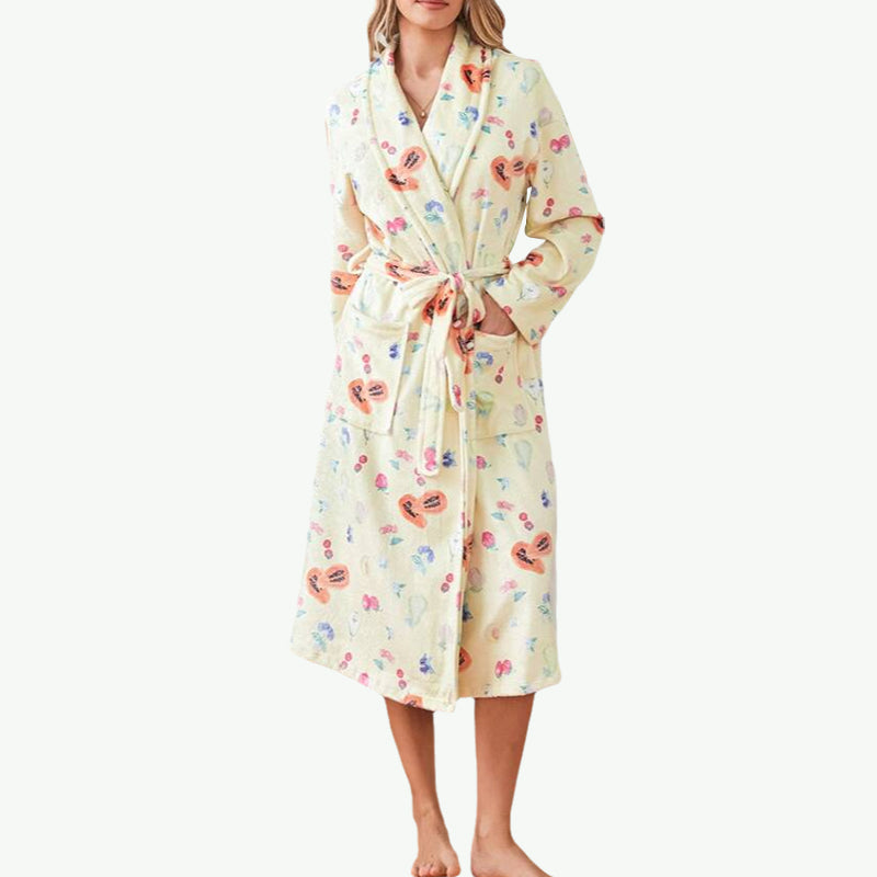 Factory Wholesale Private Label High-Quality Terry Cloth Ladies Robe