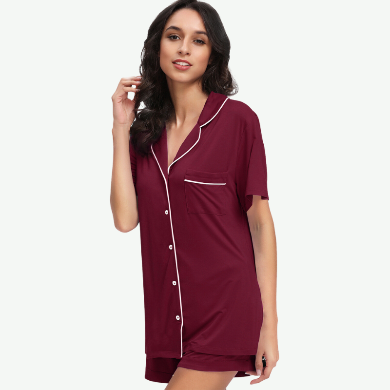 Pijama de bambú para mujer a granel-170303715