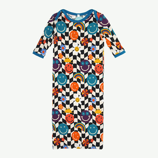 Chemise de nuit pour bébé avec motif smiley en gros - 2315580157