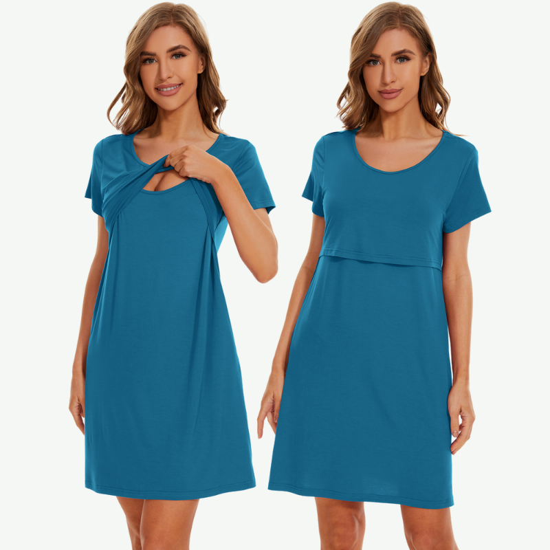 Venta al por mayor de vestidos de maternidad de fabricantes de pijamas de bambú