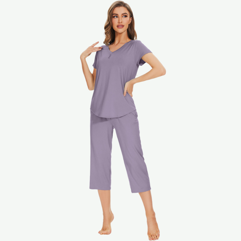 Women Plain Pjs for Printing Wholesale-G3720043