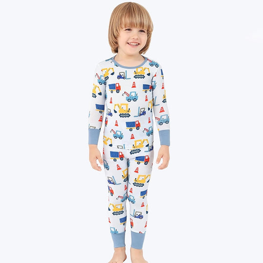 Proveedor mayorista de pijamas de bambú para niños pequeños OEM