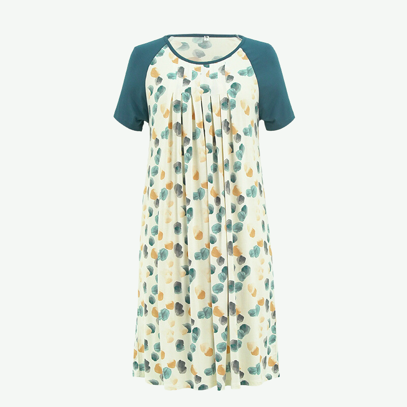 Custom Printed Women Nightgown Manufacturer-2311820018