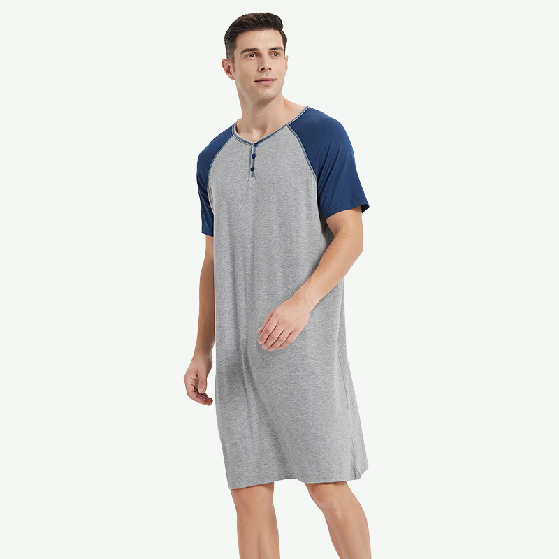 Camisón de algodón para hombre a granel - G3813023