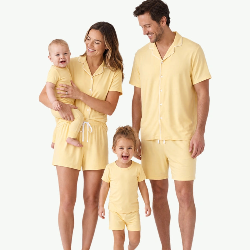Private Label TENCEL Modal Family Matching Pajamas Wholesale Supplier