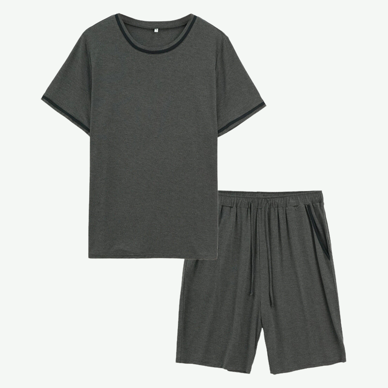 Supplier Custom Classic Men Bamboo Pajama Set-2313810001