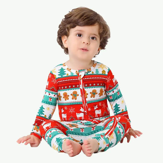 Infant Onesies Bulk Christmas LENZING™ Modal Wholesale Baby Pajamas