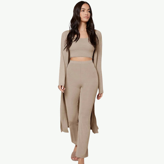 Private Label 3 sets Belted Robe Ladies Boutique Loungewear Maker