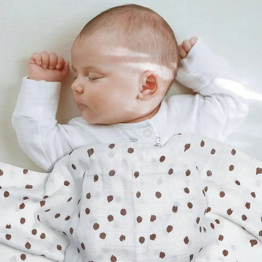 Couverture d'emmaillotage en mousseline imprimée personnalisée pour bébé, en vrac