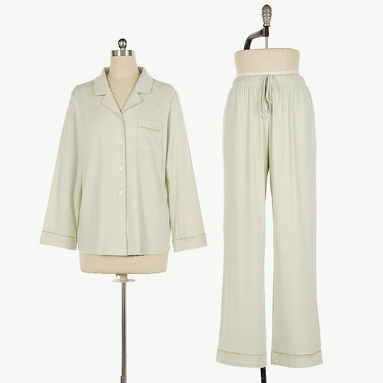 Private Label TENCEL Modal Jacquard Ribbing Pyjama Wholesale Suppliers