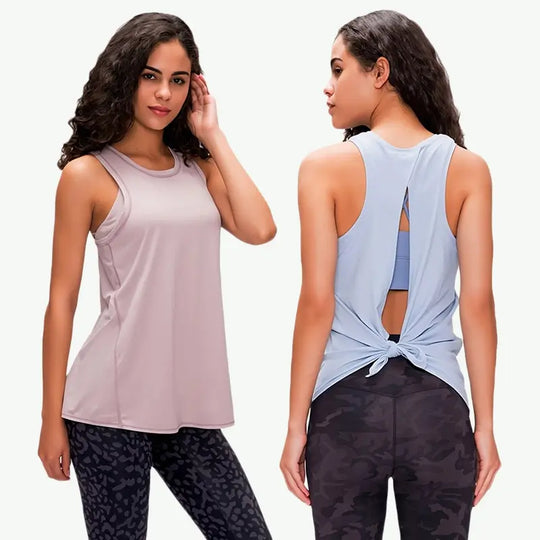 Women Fitness Wholesale Open Back Modal Lounge Tank Top