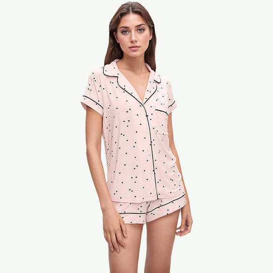Fournisseur en gros de pyjamas courts en Tencel de marque privée