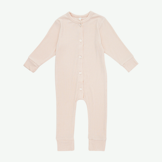 Wholesale Blank Ribbed Newborn Romper-2311820095