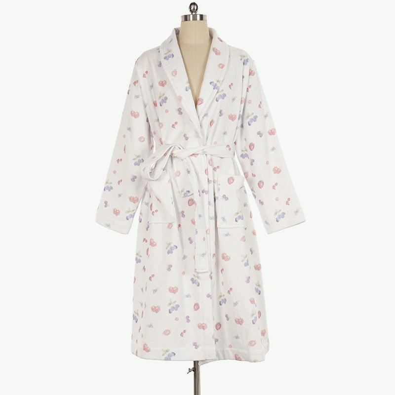 Luxury Cotton Terry Cloth Bathrobe Custom Women Bath Robes In Bulk