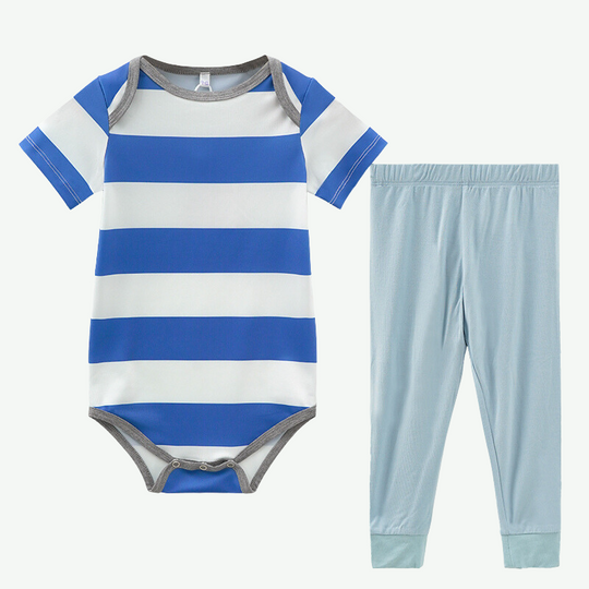 Conjunto de mono suave de bambú para bebé personalizado-2315580004