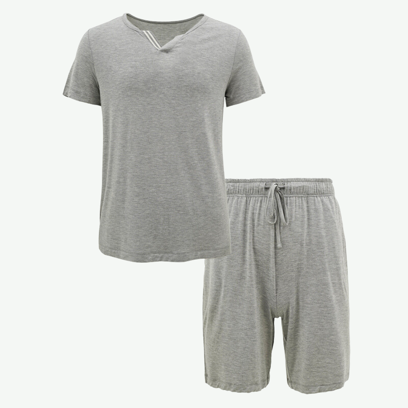 Wholesale Men Plain Bamboo Viscose Pajamas Supplier