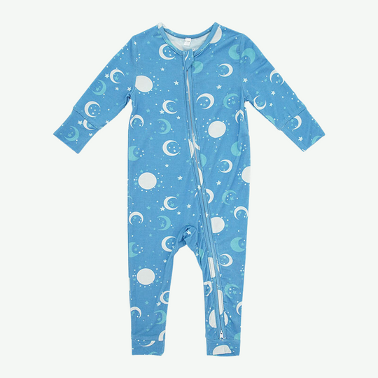 Barboteuse unisexe en bambou pour bébé, vente en gros, avec motifs personnalisés
