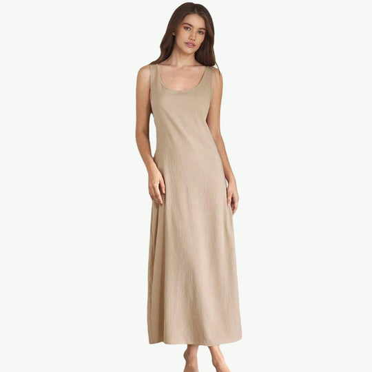 Camisón de lino y cáñamo para mujer personalizado al por mayor Fabricante chino
