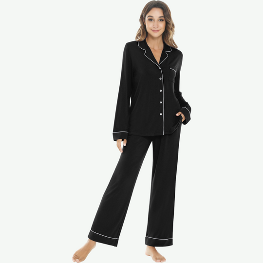 Conjuntos de pijamas de bambú para mujer OEM a granel - 31129319