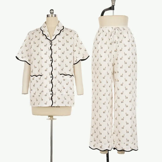 Cute Print Women Sleepwear from Cotton Pyjama Manufacturers