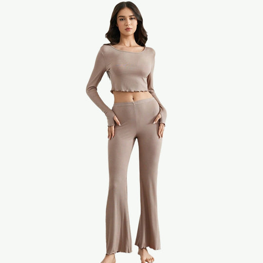 Ensemble de pyjamas en modal pour femmes, vente en gros, OEM