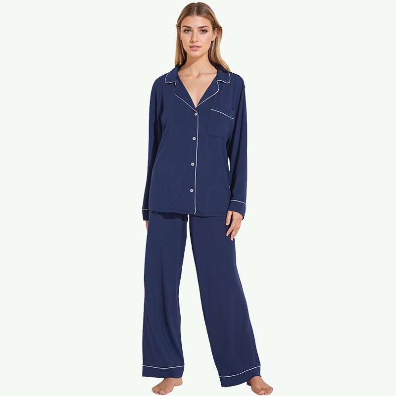 Conjunto de pijama personalizado para mujer de un fabricante de pijamas de modal