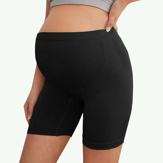 Rib-Knit Pregnancy Bike Shorts Wholesale Maternity Sleepwear For Vendors