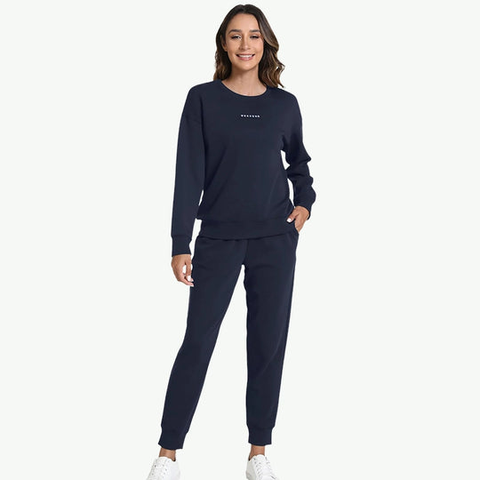 Womens 2 Piece Outfits Sweatsuit Air Layer Lounge Matching Sweat Sets Wholesale