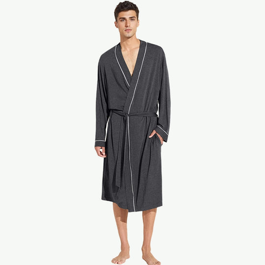 Personalized Men Bamboo Robes Wholesale Dressing Gowns Suppliers