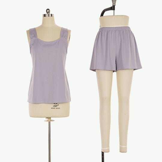 Wholesale Premium Tank Top & Shorts Pajama Set - Comfortable Sleepwear for Women