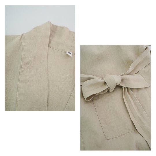Hemp Womens Kimono Bathrobes Wholesale Factory -2211290339