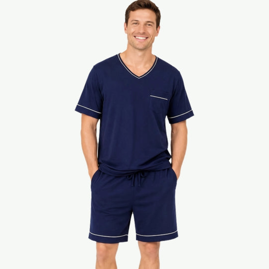 Wholesale Men Short Pajama Set-2211740020