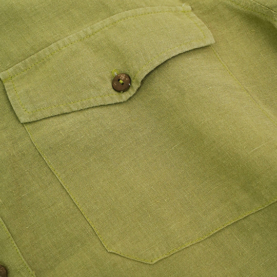 Camisa de cáñamo orgánico para hombre al por mayor - 2214980118