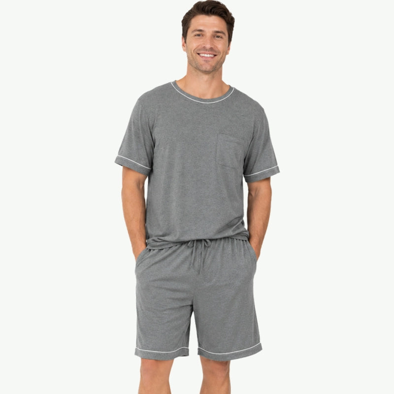 Wholesale Men Bamboo Pajama Suit-2313810031