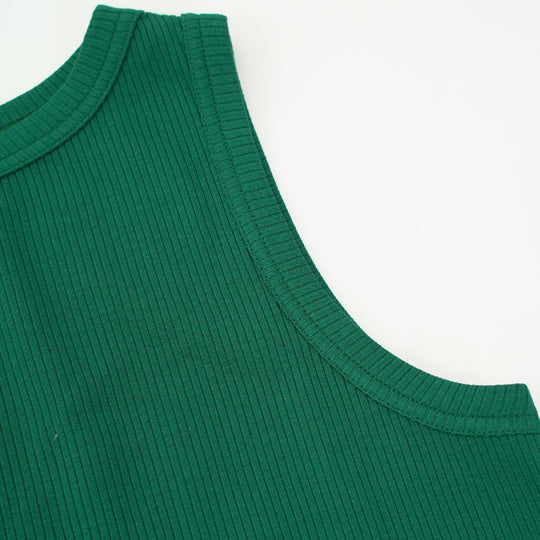 Bulk Women Ribbed Bamboo Tank Top-2315500039
