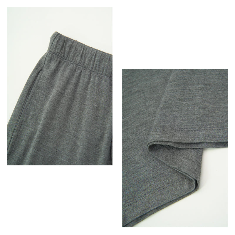 Customized Men Bamboo Short Pajama Set-2315500062