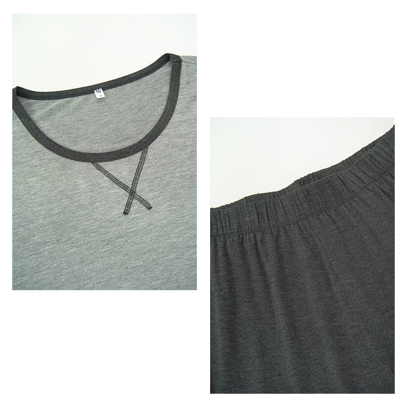 Pyjama à manches longues en coton pour homme - 2315580033