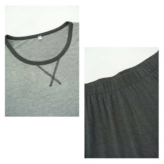 Pyjama à manches longues en coton pour homme - 2315580033